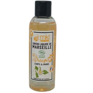 Mkl Savon Liquide Marseille Bio Fleur D'oranger Flacon 100ml