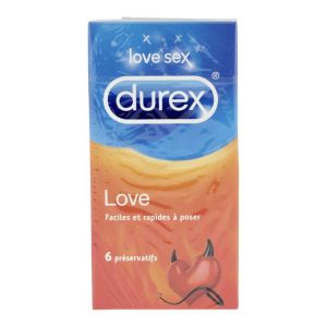 Durex Love Préserv Av Rés Lubrif B/6