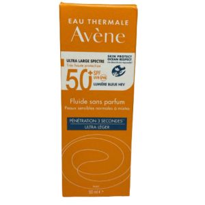 Avene Solaire Spf50+ Fluide Sans Parfum Tube 50ml