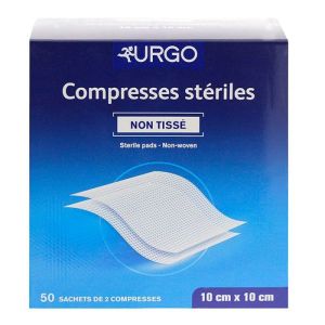 Urgo Compresses Non Tisse 10*10 Bte 50