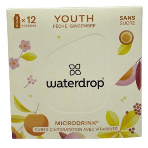 Waterdrop Microdrink Youth Pêche et Gingembre X 12 portions