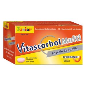 Vitascorbolmulti Junior  30 comprimés