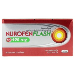 Nurofenflash 400mg boite de 12 comprimés pelliculés