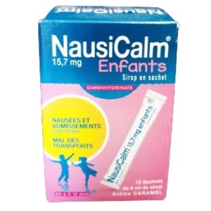 Nausicalm 15,7mg Sirop En Sachet 15 sachets/5ml