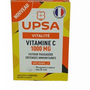 Upsa Vit C 1000 Cpr Croq 2t/20