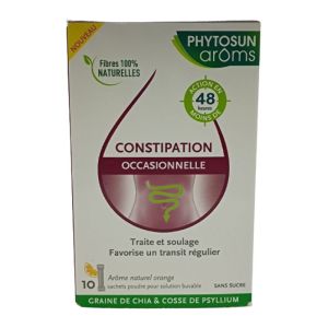 Phytosun Aroms Constipation Occasionnelle Poudre à Diluer 10 sachets