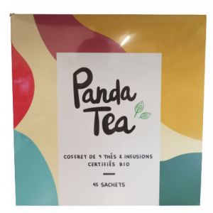 Coffret Panda Tea 45 Sachets 9 Thés Et Infusions Bio