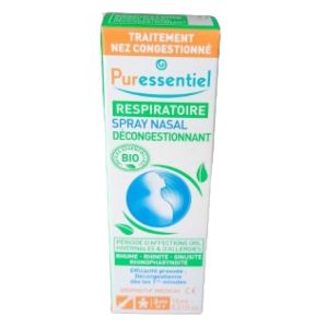 Puressentiel Respiratoire Spray Nasal Décongestionnant 15ml