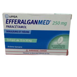 Efferalganmed 250mg Comprimé Dispersible Plaquette de 12