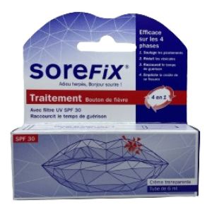 Sorefix Traitement Baume Lèvre Tube 6ml