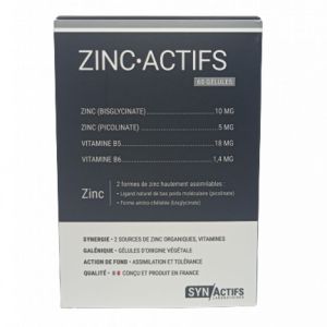 ZincActifs Boite de 60 gélules