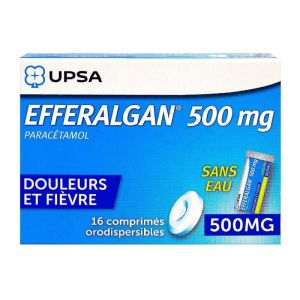 Efferalgan 500mg 16 Comprimés Orodispersible