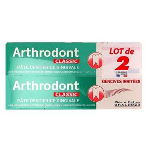 Arthrodont Classic Pâte dentifrice 2 tubes de75ml