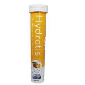 Hydratis Pastilles Effervescentes Pêche Tube de 20