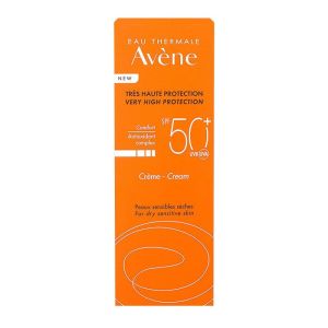 Solaire crème haute protection SPF 50+   50ml