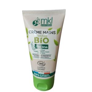 Mkl Crème Mains Bio Aloe Vera Tube 50ml