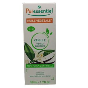 Puressentiel Huile Végétale Bio Vanille Flacon 50ml