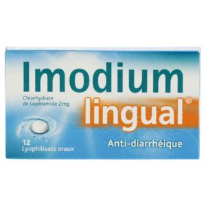 Imodiumlingual 2mg Boite de 12 comprimés orodispersibles