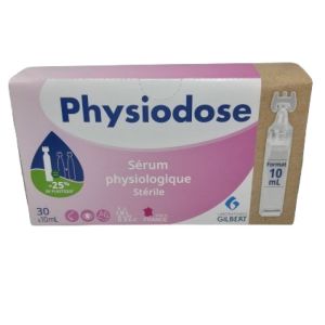 Physiodose Sérum Physiologique 30 unidoses 10ml