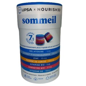 Upsa Gummies Sommeil Pot de 30 Gummies