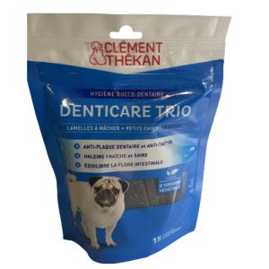 Denticare Trio Lamelles à Mâcher Chien 5-10kg Boîte de 15