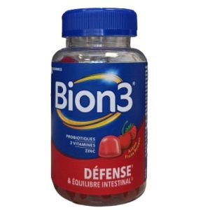 Bion 3 Défense et Equilibre Intestinale Gummies Boite de 60