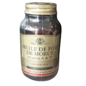 Solgar Huile De Foie De Morue Capsules Pot de 100