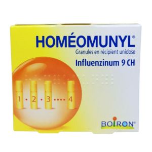 Homeomunil Influenzinum 9 CH Boite de 4 doses Granules