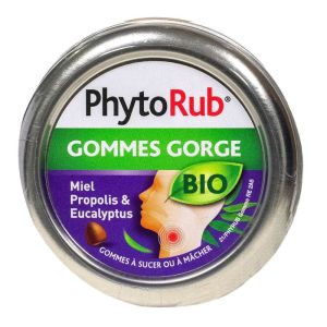 Phytorub Gomme Gorge Bio Boîte de 45