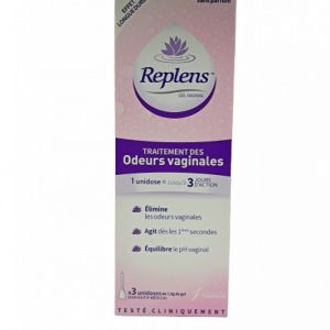 Replens Traitement des Odeurs vaginales Gel vaginal 3unidoses 5g