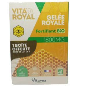 Nutrisante Gelée Royale Bio Solution Buvable 2 boites de 10 ampoules de 10ml