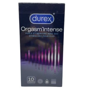 Durex Orgasm'intense Préservatifs Boite de 10