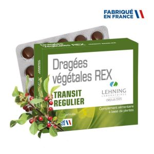 Dragées Végétales Rex boite de 40 comprimés pélliculés