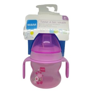 Tasse Bec Souple Silicone + 6mois Fille 150ml