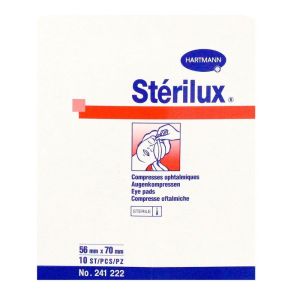 Sterilux Compr Oc Ovale B/10