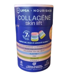 Upsa X Nourish Gummie Collagène Skin Gommes 7en1 Boite de 30