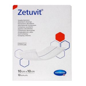 Zetuvit Pans Absorb Stér 10x10cm B/10