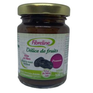 Fibreline Purée De Fruits Pruneau Pot 100g