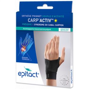 Carp'activ Orthèse Poignet Souple D'activité