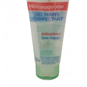 Mercurochrome Gel Mains 75 mL