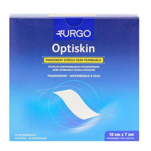 Optiskin Pans Adh Str+comp Transp 7x10cm 10s