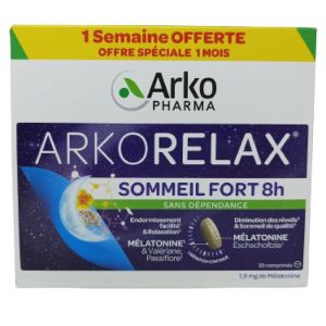 ArkoRelax Sommeil Fort 8h 30 comprimés