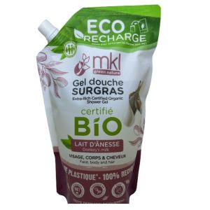 Mkl Gel Douche Bio Lait ânesse Eco-recharge 900ml