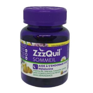 ZzzQuil Sommeil Mangue Banane 30 gommes