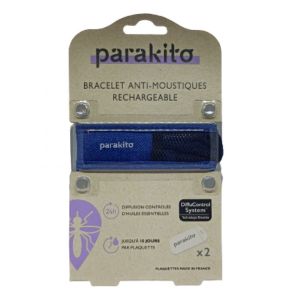 Para'kito Bracelet Répulsif Moustique Denim