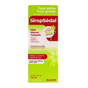 Siropsedal S Buv édulcoré Au Xylitol Fl/125ml