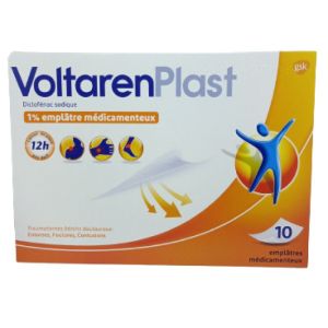 Voltarenplast 1% Emplatre Medicamenteux Boîte De 10