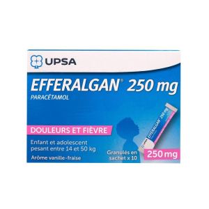 Efferalgan 250mg Granulé 10 Sachets