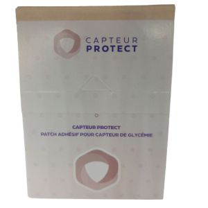 Capteur Protect Patch Adhésif Capteur Glycémie Beige Boite de 4