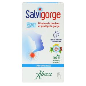 Salvigorge 2act Spray Ss Alc Fl/30ml